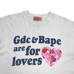 Rare Vintage Gdc & Bape Are For Lovers Tee