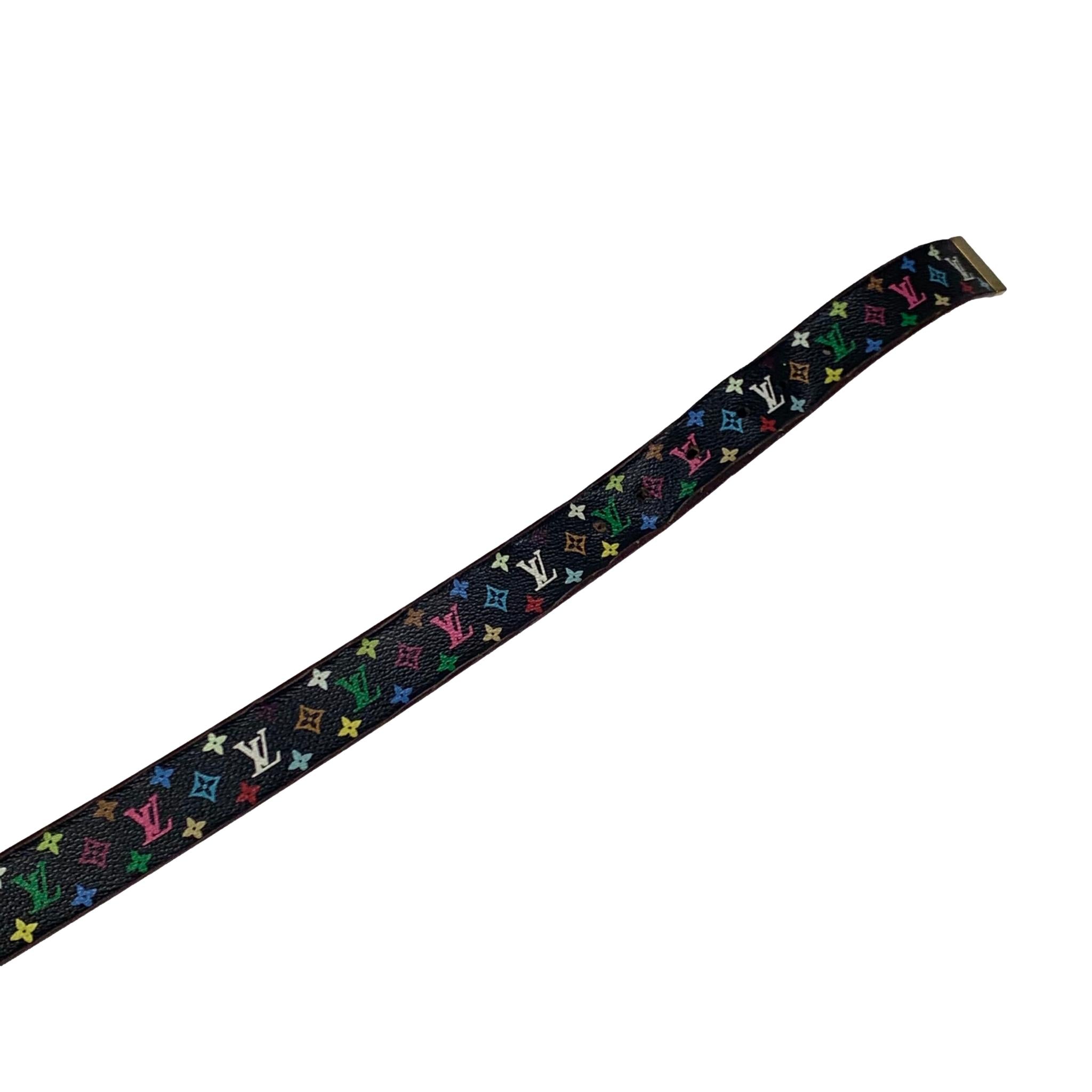 Louis Vuitton x Takashi Murakami Multicolour Monogram Belt –  purchasegarments