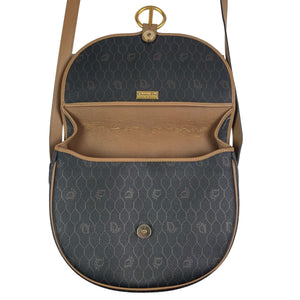 Vintage Dior Honeycomb Monogram Shoulder Bag