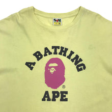 A Bathing Ape College Tee, Yellow