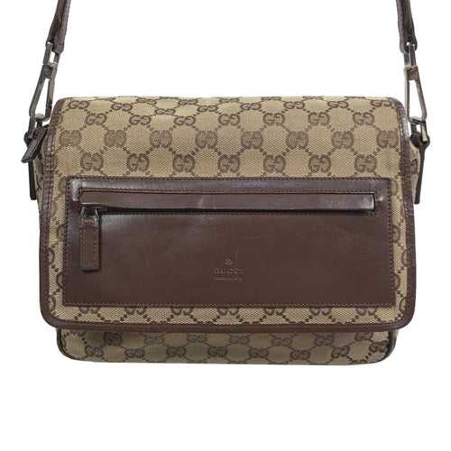 Vintage Gucci Monogram Shoulder Bag