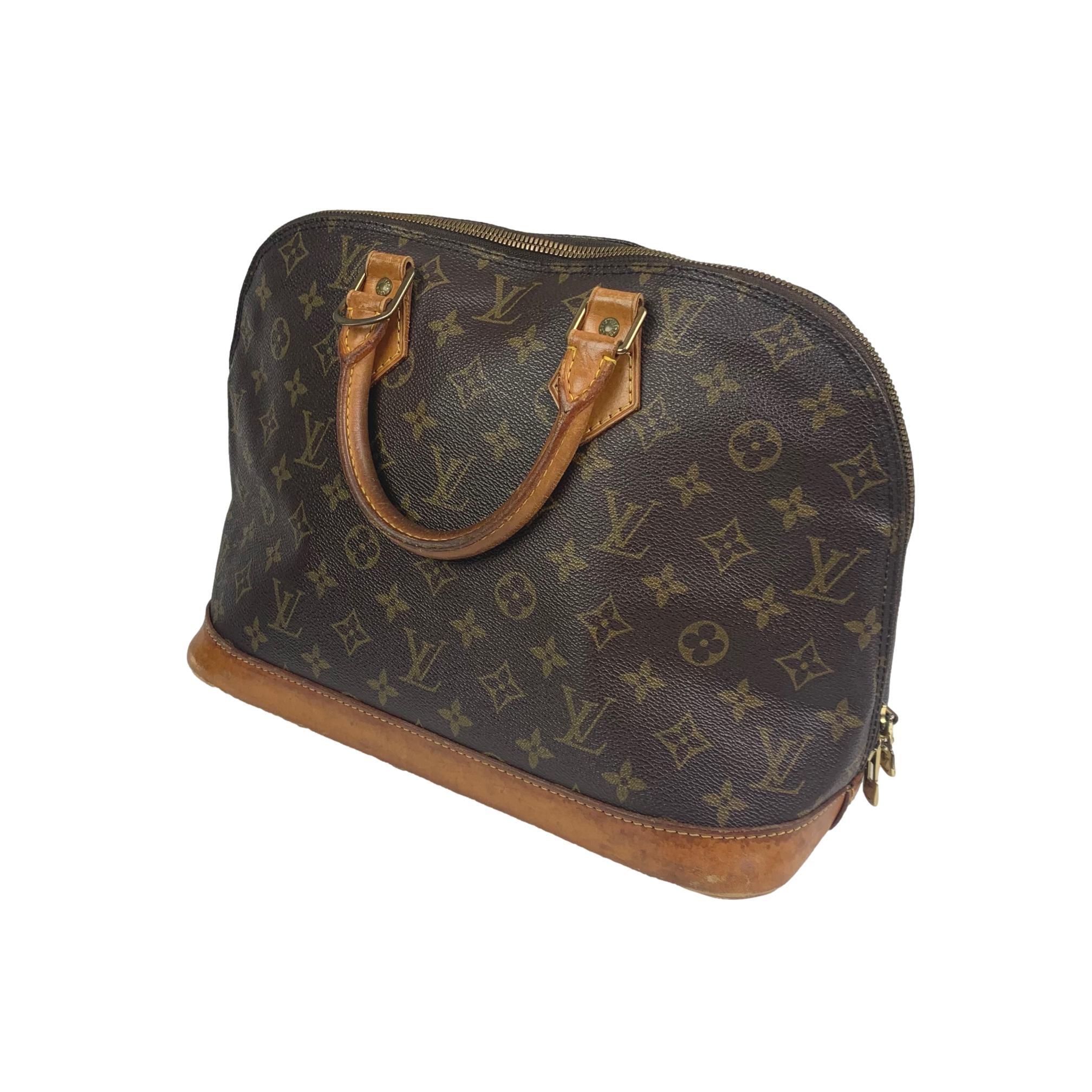 Vintage Louis Vuitton Alma Yellow Epi Leather Handbag  The Vintage Bag  Collection