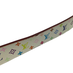 SS03 Louis Vuitton x Takashi Murakami Rainbow Monogram Belt