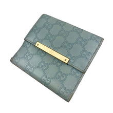 Gucci Blue GG Monogram Wallet