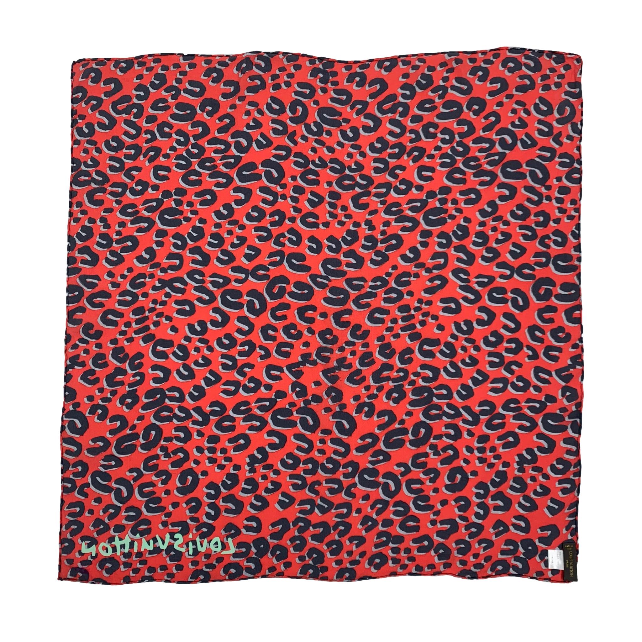 Louis Vuitton x Stephen Sprouse Graffiti scarf. - Planet of the