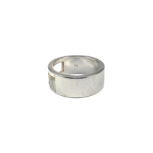 Gucci Silver G Cut Out Ring, Size: 14