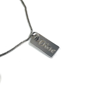 Dior Rare Silver Charm Necklace