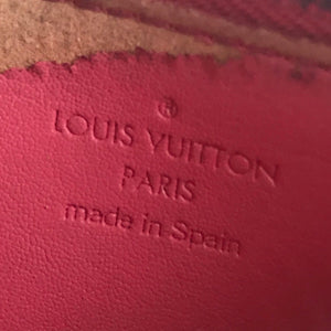 Louis Vuitton Vernis Monogram Coin Pouch Wallet, Pink