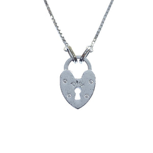 Dior Silver Lock Necklace