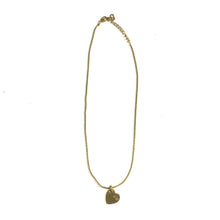 Christian Dior Gold Heart Necklace