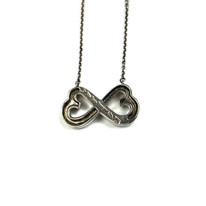 Tiffany & Co. Double Heart Infinity Necklace