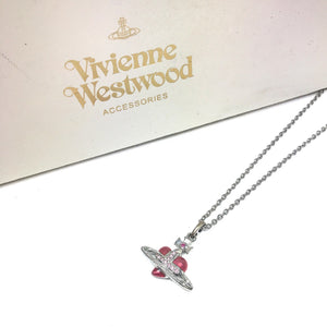 Vivienne Westwood Pink Heart Necklace