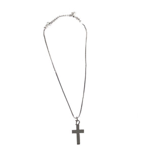 Dior Silver Cross Necklace