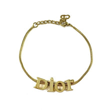 Dior Gold Spellout Bracelet