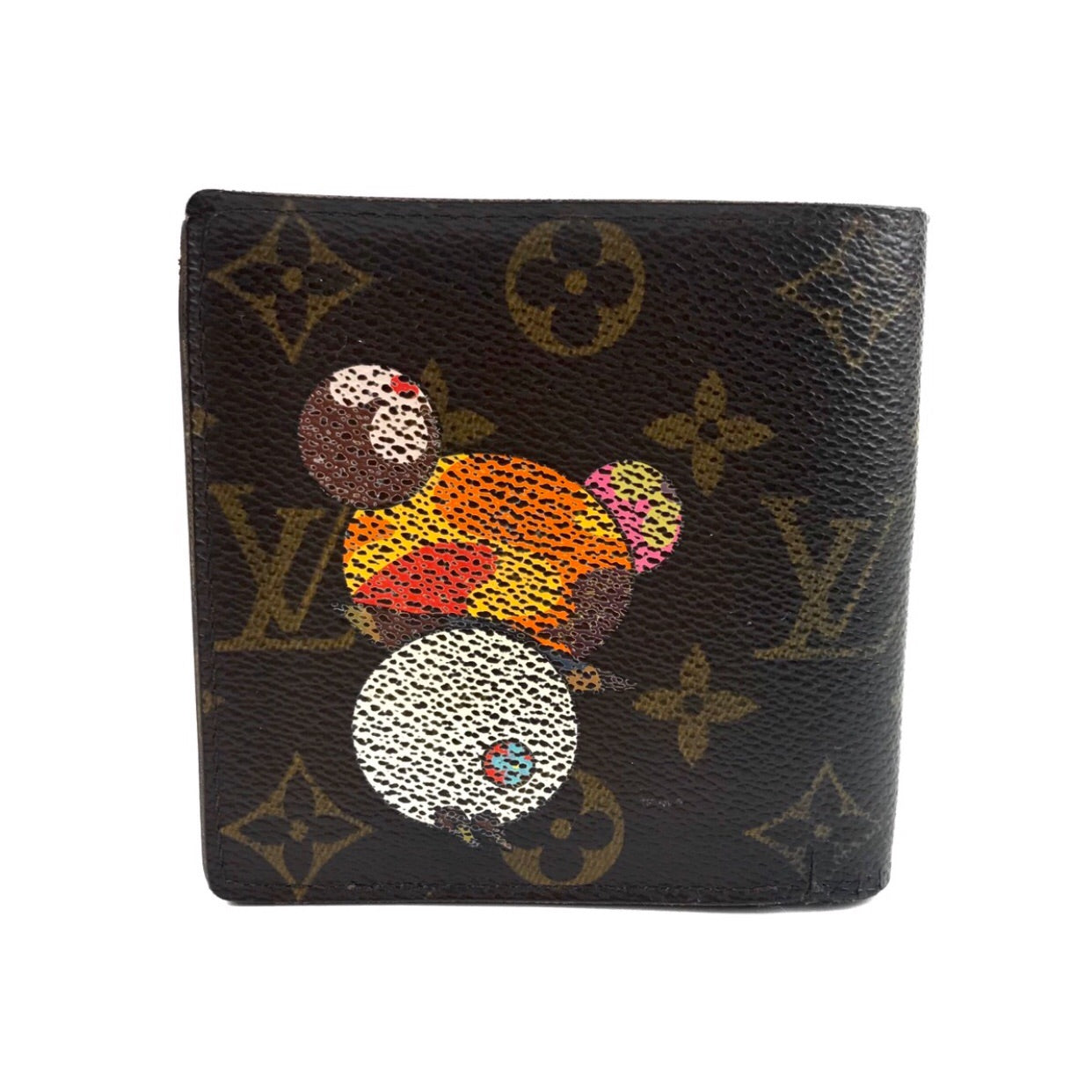Louis Vuitton Monogram Panda Bifold Takashi Murakami Wallet Brown Leather  ref.543788 - Joli Closet