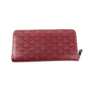 Goyard Matignon Continental Zipper Wallet Red