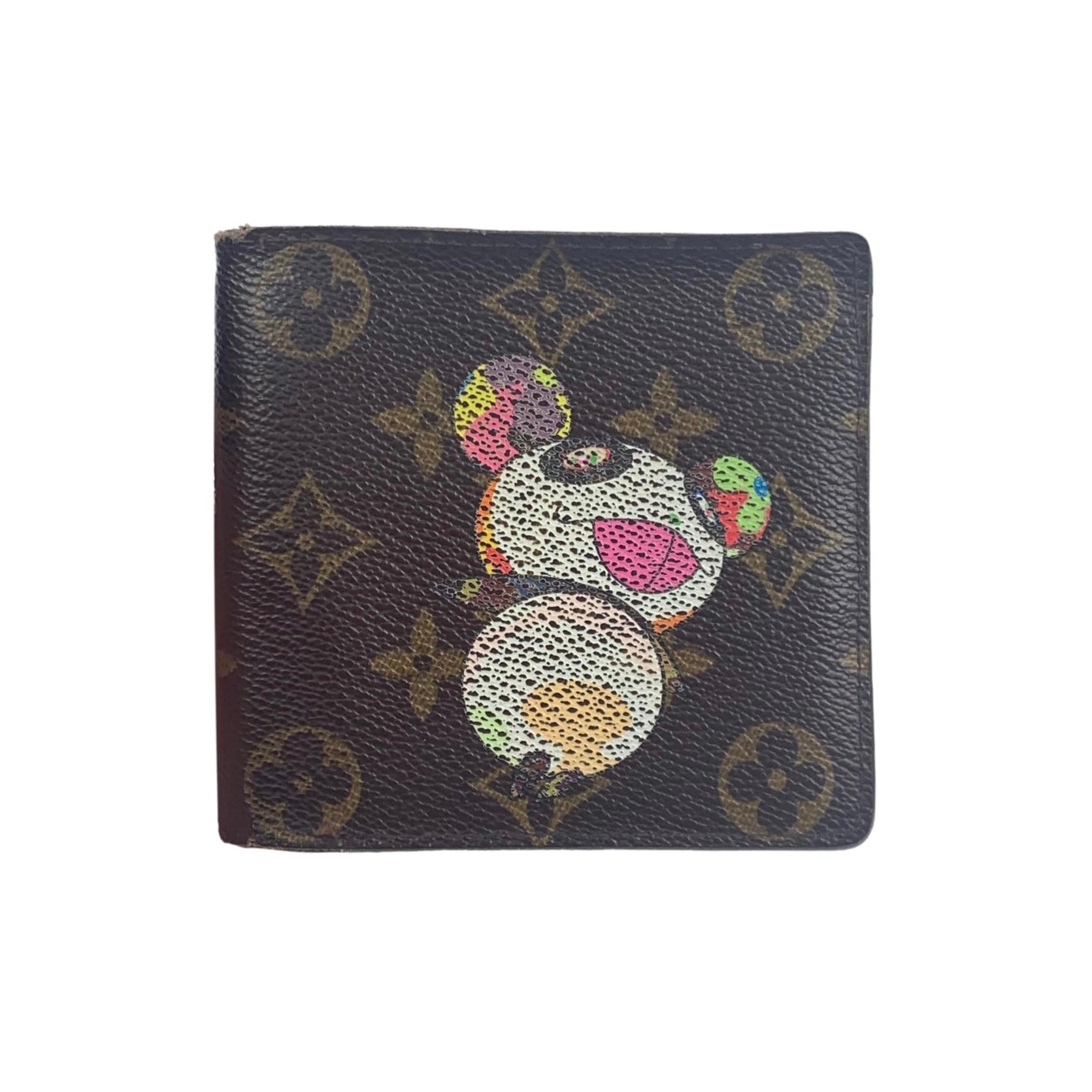 Louis Vuitton x Takashi Murakami Monogram Panda Bifold Marco Wallet –  purchasegarments