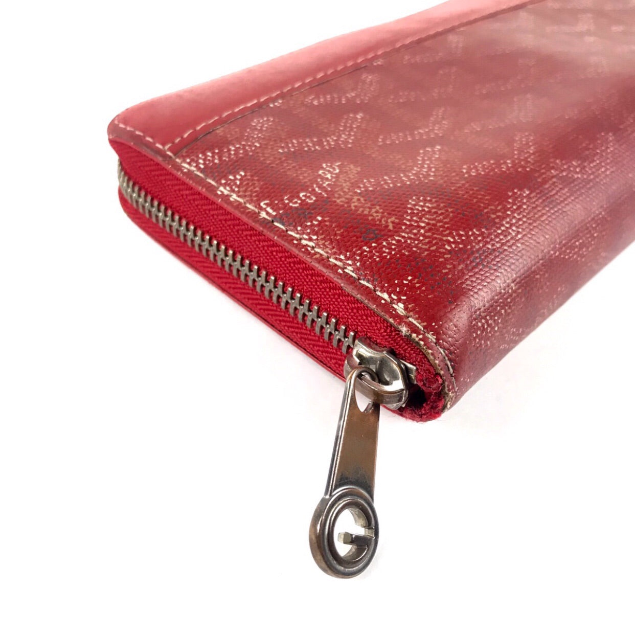 Goyard Red Chevron Matignon Zip Around Long Zippy Wallet 860154 –  Bagriculture