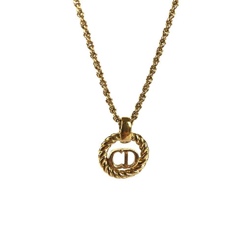 Vintage Christian Dior Gold Necklace