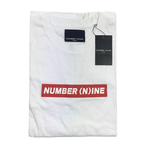 Number (N)ine Spellout Logo Tee, White
