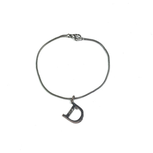 Dior 'D' Charm Bracelet, Silver