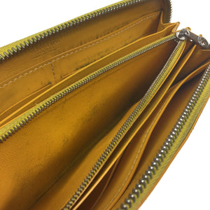 Goyard Matignon Continental Zipper Wallet Yellow