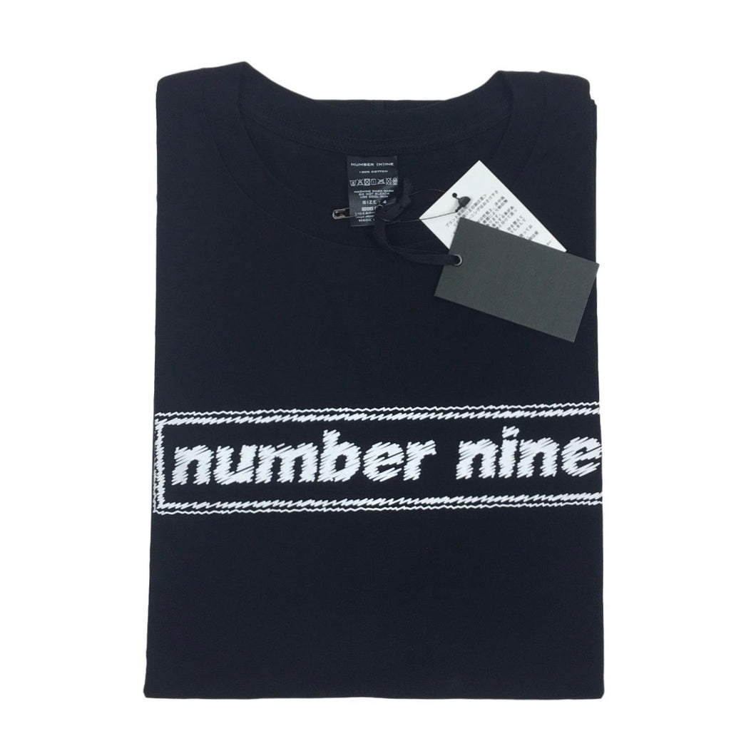 Number (N)ine Box Logo Tee, Black