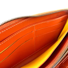 Goyard Matignon Continental Zipper Wallet Orange