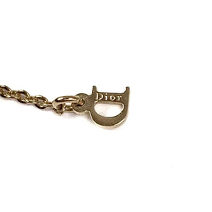 Dior 'I Love Dior' Gold Heart Necklace