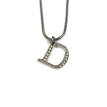 Dior Rhinestone Silver Necklace