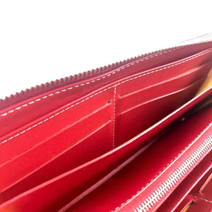 Goyard Matignon Continental Zipper Wallet Red