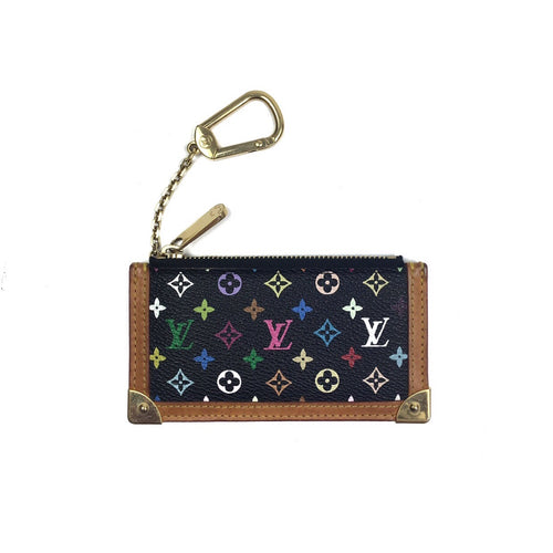 Louis Vuitton Multicolour Monogram Coin Pouch Chain Wallet