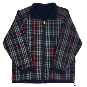 Burberry Check Reversible Fleece Jacket