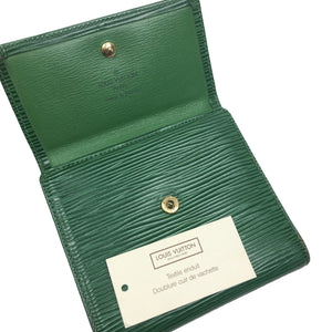 Louis Vuitton EPI Wallet Green