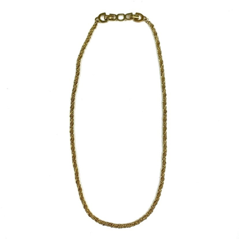 Dior Gold Chain Necklace