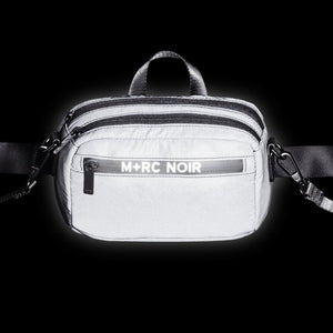 M+RC Noir Zipper Logo Reflective Bag, Black