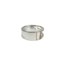 Gucci Silver G Cut Out Ring, Size: 19