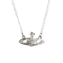 Vivienne Westwood Silver Orb Rhinestone Necklace
