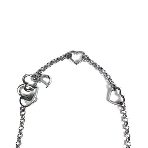 Dior Silver Heart Necklace