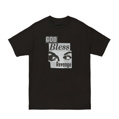 Revenge God Bless Tee, Black