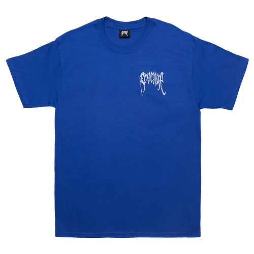 Revenge x Playboy Royal Blue Skull Bunny Tee